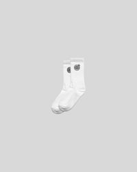 Disco Ball Cotton Socks (White)