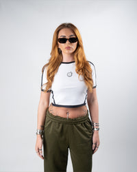 Panel Crop T-Shirt