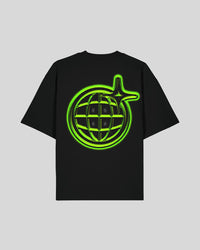 Neon Halftone Disco Ball T-Shirt
