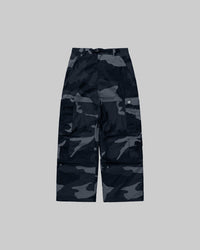 Wide Leg Camo Cargo Trouser