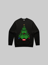 PRTY x GBX Cash for Kids Christmas Jumper Black