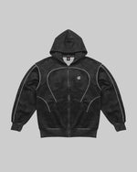 Washed Camo Zip Hoodie